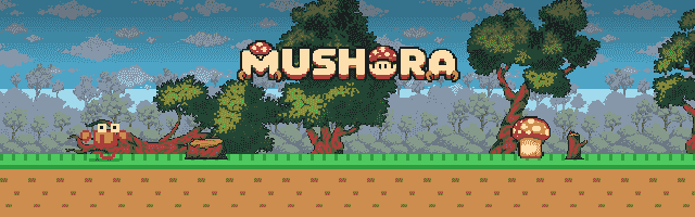 Mushora — a pixel runner made for 4chan Iraq